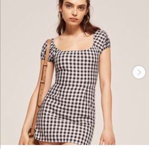 Reformation gingham dress
